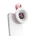 Pikkukuva 1 / 5: Universaali matkapuhelimen 15x makro-objektiivi täyttövalo selfie LED-rengas valoklipsi salamavalo Pink