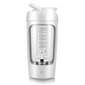 Miniatyrbillede 1 af 5: Fuldt Automatisk Blandekop Bærbar Protein Pulver Rysteflaske Elektrisk Protein Shaker Flaske White Without Powder Box