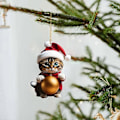 Miniatyrbild 1 av 4: Tecknad Söt Katt 2023 Julgransprydnader Hängande Dekoration Gåva Jul Hängande Träd Personlig Hänge Festtillbehör B4