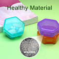 Pikkukuva 2 / 5: 3 kpl Pieni Pill Box, BPA-vapaa Pill Case Vitamiinien Säilytykseen, Kosteutta Kestävä Päivittäinen Pill Box Järjestäjä Matkalle, Kannettava Yhden Päivän Pill Case Säiliö