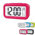 Miniatyrbild 1 av 5: Väckarklocka med Snooze, Nattlampa, Termometer, Digital LED-Display, Batteridriven Red