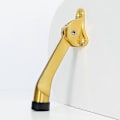 Miniatyrbilde 1 av 5: Kickdown Dørstopp Premium Holder Dørstopp Heavy Duty Metall Stativ For Hjem Tyngre Dør Brushed Gold