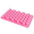 Miniatyrbilde 3 av 4: Is/Sjokolade/Geleform med 55 Hjerter - Isform Rosa