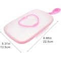 Miniatyrbillede 3 af 5: Baby Vådservietpose Baby Vådserviet Dispenser Vådserviet Holder Tasker Rejse Vådserviet Etui Genanvendelig Genopfyldbar Pink