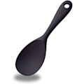 Miniatyrbillede 1 af 5: Risservingsske, Silikon Rispadle, Silicagel Rissske, Non-Stick Rissske, Køkkenredskab