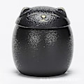 Miniatyrbillede 2 af 2: Katteurner til Aske Dyreurner til Katte Aske Urne, Mindeurte Katte Memorial 3\" X 3.2\" Kæledyr Kremering Urner Black