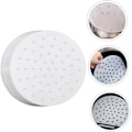 Miniatyrbillede 8 af 8: 200 stk. Airfryer Papir Airfryer Bagepapir Airfryer Tilbehør Runde Dim Sum Damperpapir Bagepapir 18x18cm