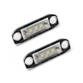Miniatyrbillede 1 af 3: Passer til Volvo VOLVO LED Nummerpladelys S40S60S80 XC70 XC60, To Stykker