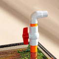 Miniatyrbillede 5 af 5: Akvarielåg med Magnetisk Anti-Hoppe Net - DIY Klar Beskyttende Net 30x20cm