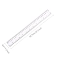 Miniatyrbild 2 av 7: 30 cm linjal multipack transparent linjal plastlinjaler 30 cm okrossbar linjal okrossbar metrisk linjal genomskinlig rak linjal mätlinjal verktyg 4pack 30cm