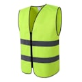 Miniatyrbillede 1 af 2: Reflekterende vest med lynlås og reflekser - Medium - 2-pak