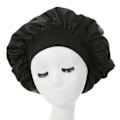 Miniatyrbilde 1 av 5: Sovehette - Satin Bonnet - Sovehette Svart One Size svart