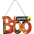 Pikkukuva 1 / 5: Halloween-koristeet, Halloween-puinen riippuva kyltti Kurpitsa-keskipisteet Boo-koriste juhliin ja illalliseen BOO