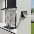Miniatyrbillede 3 af 5: Ventilationsrist - 1 enhed - ABS - Kontraventil - Vægmonteret ventilationsudtag - Grå 100mm