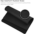 Miniatyrbillede 4 af 7: Gaming Mouse Mat Desk Office Mouse Pad Stor Størrelse Behagelig Mousepad med Glat Kludoverflade, Forbedret Præcision og Hastighed 80x40 Black