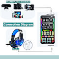 Miniatyrbild 5 av 5: Röstförvrängare Handhållen Mikrofon Röstförvrängare med Ljud Multifunktionella Effekter Maskin för Telefon