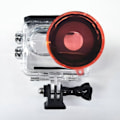 Pikkukuva 2 / 4: Sukelluslinssisuodatin Insta360 Go 3 -kameran sukelluskoteloon, vedenpitävä kuori, ABS-linssisuodatin Multicolor Style B