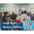 Miniatyrbild 5 av 5: 2-pack klassrumstimer för lärare barn stor magnetisk digital timer blå rosa färg