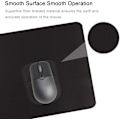 Miniatyrbillede 3 af 7: Gaming Mouse Mat Desk Office Mouse Pad Stor Størrelse Behagelig Mousepad med Glat Kludoverflade, Forbedret Præcision og Hastighed 80x30 Black
