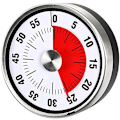 Miniatyrbilde 1 av 4: Magnetisk Mekanisk Kjøkken Timer - Nedtellingstimer 60 Minutter Visuell Tidshåndteringsverktøy Baking Matlaging Dampende