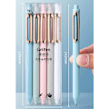 Miniatyrbillede 6 af 6: Tilbagetrækkelige Gelblæk Rollerball Penne, 0,5 mm Fin Spids, Sort Blæk, Gelpenne, Glat Skrift, 5 Pak