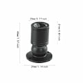 Miniatyrbillede 2 af 5: Mini LED 1W Loftslampe med Driver 10 stk (Sort, Varm Hvid)