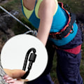 Miniatyrbild 4 av 7: 4 st låsbara karbinhakar, D-ring karbinhakar med skruvlås, kraftig aluminiumlegering låsbar nyckelring karbinhake klämma för camping vandring