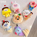 Pikkukuva 2 / 5: 10CM Kawaii Line Friends Bt21 Sarjakuva Shooky Cooky Chimmy Rj Pehmo Riipus Jälkiruoka Sarja Avaimenperä Riipus Pehmo Nukke Koriste pendant33 10CM