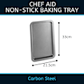 Miniatyrbild 2 av 4: Non-stick kolstålsbakplåt hållbar non-stick-beläggning kylskåp och frys säker perfekt för bakverk och rostning Robust Essential Ugnspanna