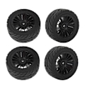 Pikkukuva 1 / 5: 4 kpl Kumirenkaat Pyörät SG1603 SG1604 SG 1603 UDIRC UD1601 UD1602 UD1603 UD1604 1/16 RC-autoon
