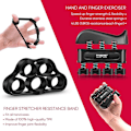 Miniatyrbild 4 av 5: Fitbeast Handtränare Fingertränare, Greppstyrka Tränare Träningsset - 5-pack, Justerbar Grepptränare, Finger Träningsutrustning, Handledstränare,