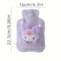 Miniatyrbillede 3 af 5: Sanrio Plys Varmtvandsflaske - Kuromi, My Melody & Cinnamoroll Design | Stor, Tykk Håndvarmer til Hyggelig Komfort Melody