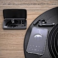Miniatyrbilde 2 av 5: Bluetooth Ørepropp Enkelt Øre Trådløst Roterbart Håndfrisett med Batteridisplay Ladeetui for Kjøring Kontorvirksomhet