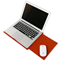 Miniatyrbild 3 av 5: MacBook Pro 13 & 15 tum Datorfodral med Läder & Filt Brun 15 inch