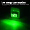Miniatyrbillede 2 af 5: 4 stk. USB LED Bil Lysarmatur, Mini USB Bil Lys, Plug-in USB Interface Bagagerumsstemningslys Bærbart Natlys Green