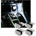 Miniatyrbillede 1 af 5: 4 stk. USB LED Bil Lys, Mini USB Bil Lys, Plug-in USB Interface Bagagerums Stemningsbelysning Bærbar Natlampe White