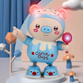 Miniatyrbillede 5 af 5: Syngende Gris Legetøj Dansende Gris Legetøj Gris Robot Legetøj Lys Lyd Legetøj Baby Gynge Legetøj Blue