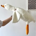 Miniatyrbillede 1 af 5: Blød Andedukke Blød Simulation Sød Legetøj Blød Gåse Blød Dyr Blød Dukke Fødselsdag/Jul/Fest Gave Knusbar Blødt Legetøj (Farve Hvid 50CM 50CM