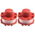 Miniatyrbillede 1 af 5: 10 stk. 3405096 Spole til Einhell plæneklipper, erstatning for græstrimmer trådspole Multicolor 2pcs