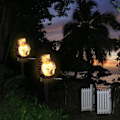 Miniatyrbillede 4 af 5: Solcellelampe med pindsvin - Havebelysning