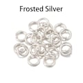Pikkukuva 1 / 5: 200 kpl/erä 4 5 6 8 10 mm hyppyrenkaita avorenkaita liittimiä tee-se-itse korujen löytämiseen ja valmistukseen Frosted Silver 5mm