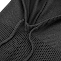 Miniatyrbilde 4 av 5: Strikket Balaklava Lue Skull Cap med Snøring Varm Hette Svart
