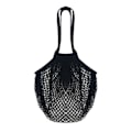 Miniatyrbilde 1 av 5: Mesh Bag - Gjenbrukbar, Vaskbar, Foldbar Bomullsnettpose for Frukt, Grønnsaker og Varehandel - Kjøkkenutstyr Kaesi Black