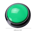 Miniatyrbillede 5 af 5: 100mm Stor Rund Trykknap LED-belyst med Mikrobryter til DIY Arcade White
