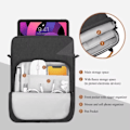 Miniatyrbilde 2 av 5: Blå Messenger Laptop Bag for MacBook Air Pro M1 M2 iPad 9