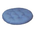 Rund Sittdyna 40cm (2 st.) - Ortopedisk Stolsdyna - Bekväm Sittdyna (blå, Set med 2)