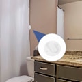 Miniatyrbilde 5 av 5: 4 stk. Dusjforhengklips Dusjforhengholder Transparent Selvklebende Vindtette Sprutklips