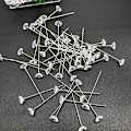 Miniatyrbilde 1 av 5: 50/100 Stk Diamant Hode Knappnål Gjennomsiktig Kartnål for Korktavle Synåler for Stoff Klær DIY Syhåndverk