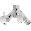 Miniatyrbilde 1 av 4: Messing Dusj Diverterventil Avstengningsventil 2-veis Y-splitter 1/2 tommer For Dusjslange Og Dusjhode Krom