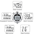 Miniatyrbillede 4 af 5: Metal Stopur Ur Daglig Digital Timer